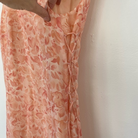 Silk Fairycore Vintage 90s dress y2k - Picture 3 of 7